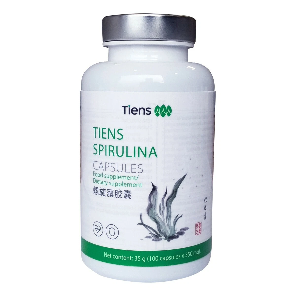 TIANSHI Spirulina Capsules – 100% Natural Superfood Supplement