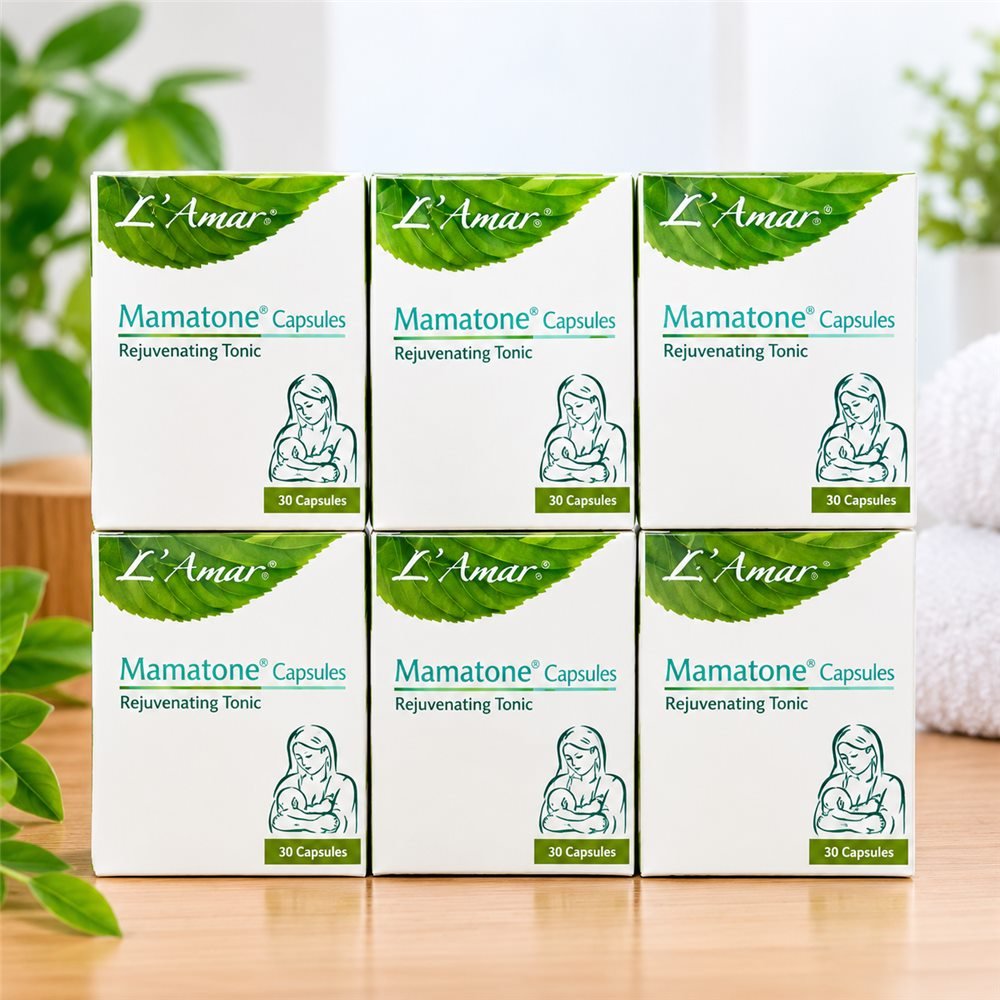 L’Amar Mamatone Capsules – Herbal Lactation & Postpartum Support (30 Capsules)